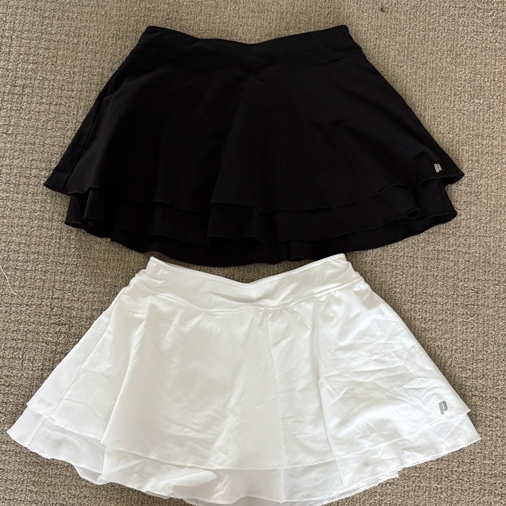 Prince Black and White Tennis Skirt Set